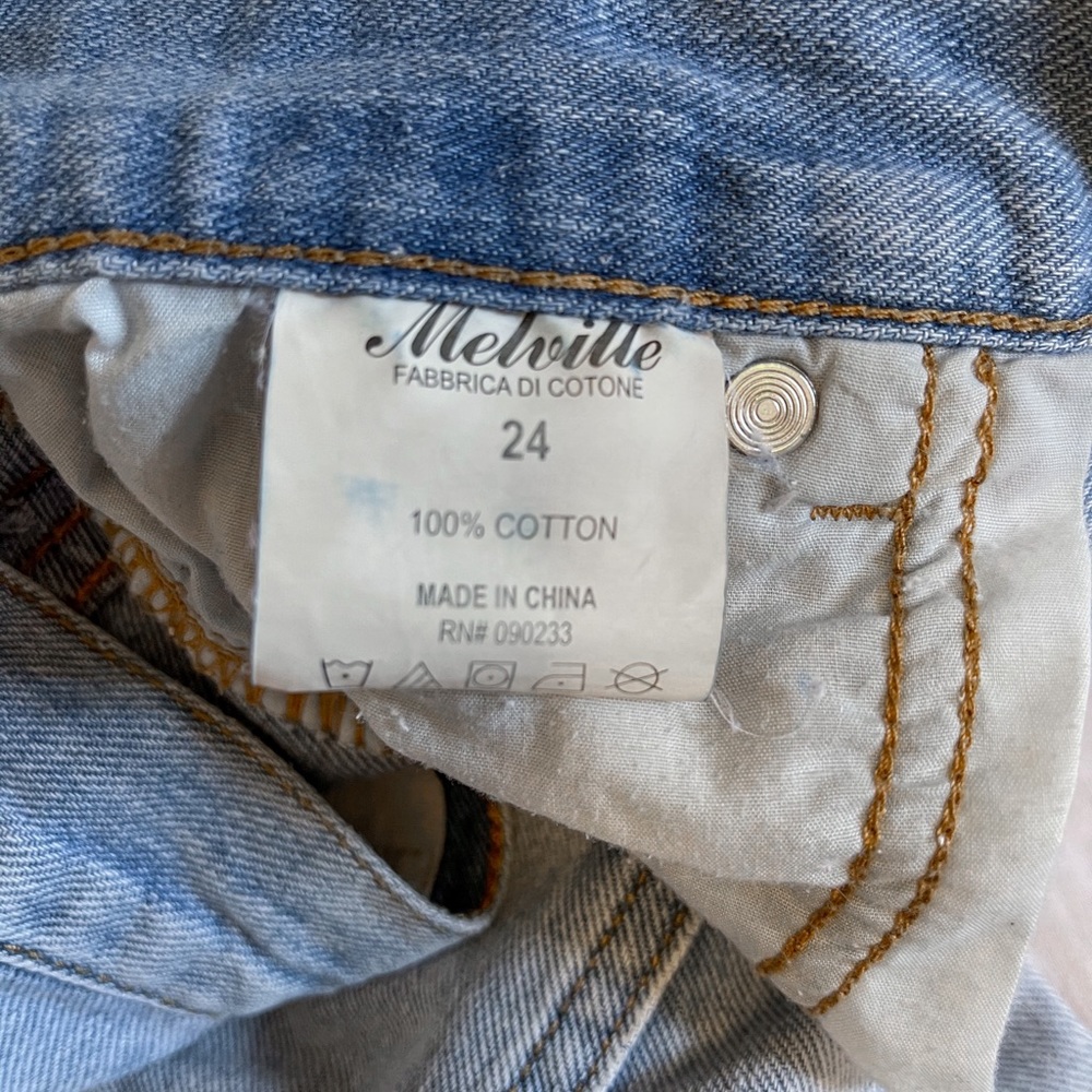 Brandy Melville Double Distressed Jeans - Picture 3 of 4